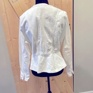 Blank NYC white denim jacket
